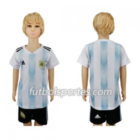 Camisetas Argentina Niño Primera Equipacion Mundial 2018